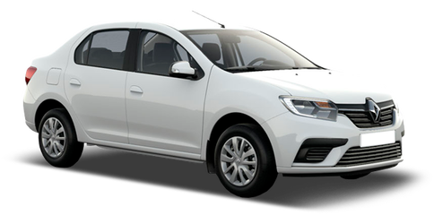 Renault Logan Белый лед