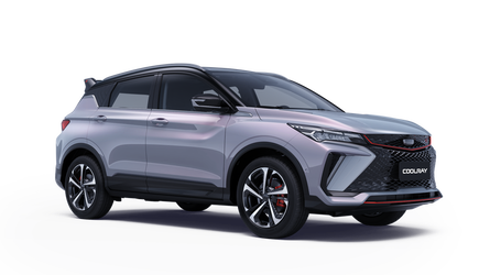 Geely New Coolray Unicorn Grey/Лиловый перламутр